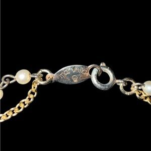 Vintage Marvella Gold and Faux Pearl Necklace